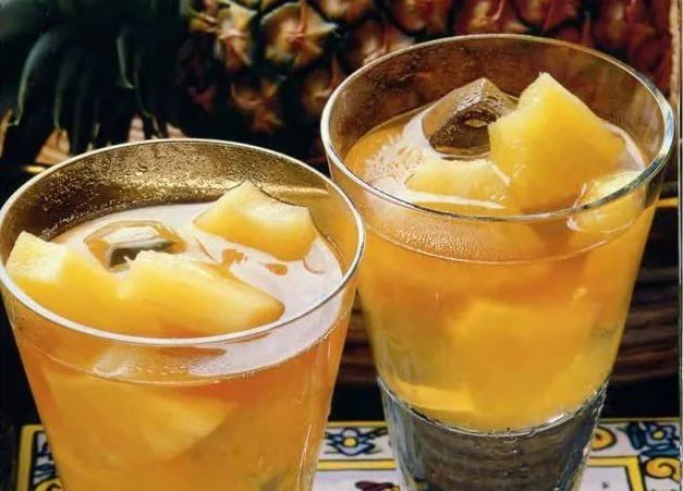 Кубинский способ приготовления чая - с ромом и ананасом